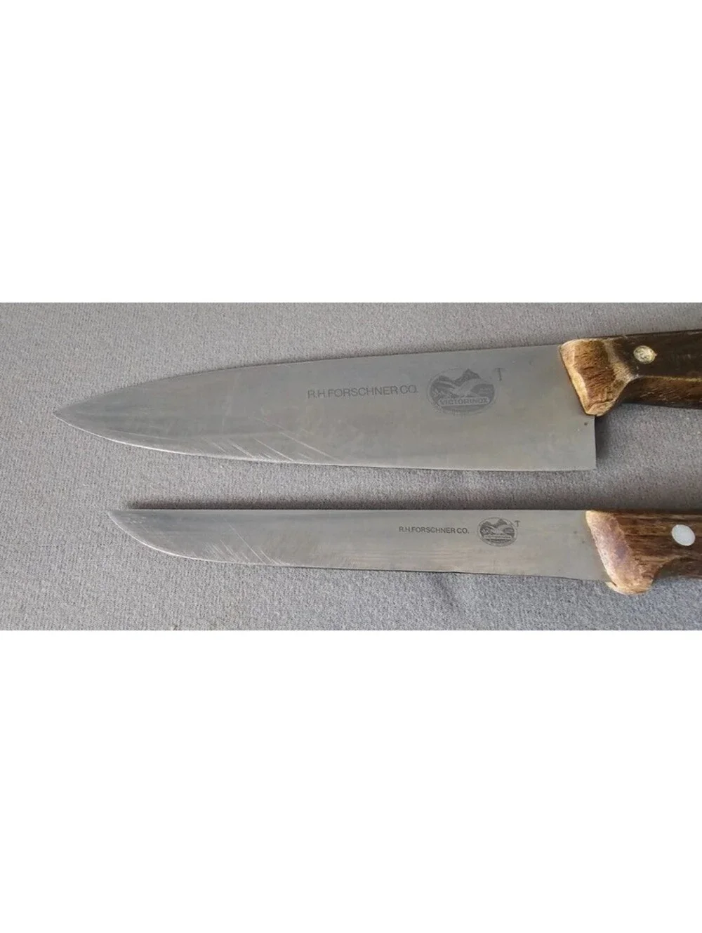R.H. Forschner Co. Victorinox 8-inch CHEF and Slicing Knifes Switzerland